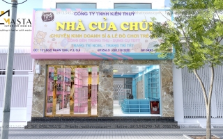Thiết kế cửa hàng đồ chơi Kiến Thuỷ